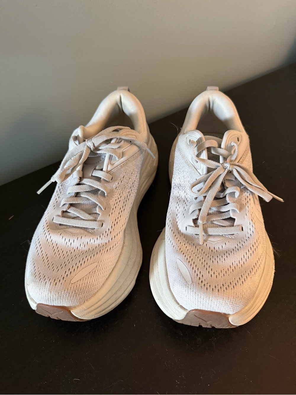 Hoka OneOne Bondi 8 in Lunar Rock Nimbus Cloud *ORIGINAL INSOLES NOT INCLUDED* - Picture 2 of 9